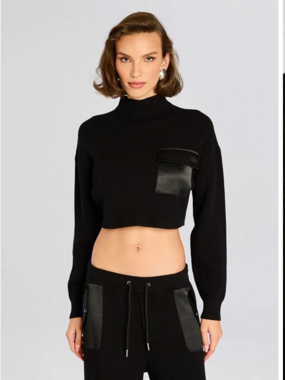 SEROYA Seroya Donna Mid Cropped Sweater